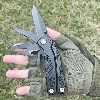 Tactical Folding Multi-Tool with Saw Blade
